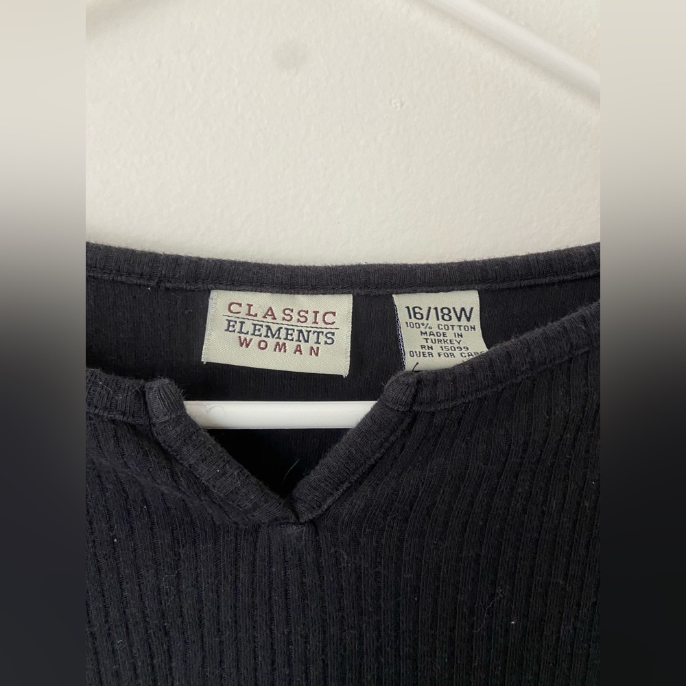 Classic Elements Woman Knitted 3/4 Sleeve Top 16/18W - Picture 6 of 10